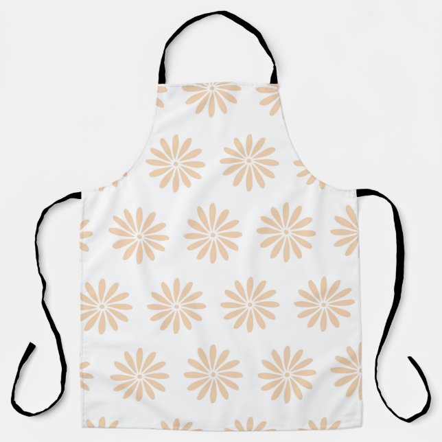 Pink flowers pattern. art,artwork,background,bloom apron (Front)