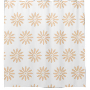 Pink flowers pattern. art,artwork,background,bloom shower curtain