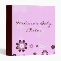 Pink Flowers Photo Binders