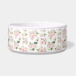 Pink Flowers, Pink Roses, Watercolor Flowers Bowl<br><div class="desc">Elegant,  stylish and sophisticated pattern with pink watercolor flowers. Modern and trendy gift,  perfect for the floral design lover in your life.</div>