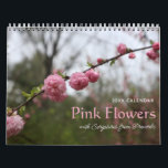 Pink Flowers & Proverbs Scriptures Calendar<br><div class="desc">This beautiful pink floral calendar will help you stay focused on your christian faith, while planning your life and staying organized. Each month features a Bible scripture verse from the book of Proverbs and a different pink floral photograph. You can choose the start dates of your calendar and add the...</div>