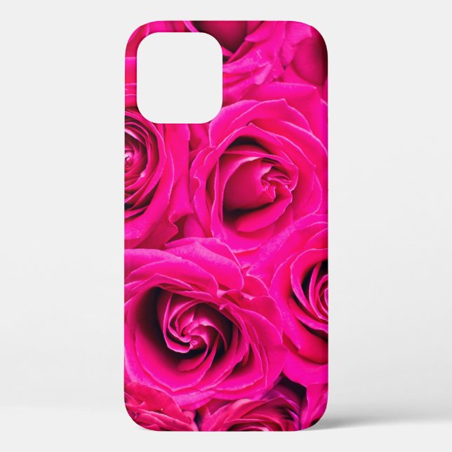 Pink flowers roses background Case-Mate iPhone case (Back)