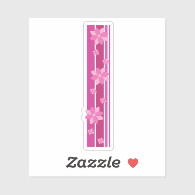 Pink Flowers Sticker (Sheet)