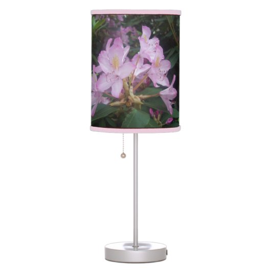 Pink Flowers Table Lamp (Right)