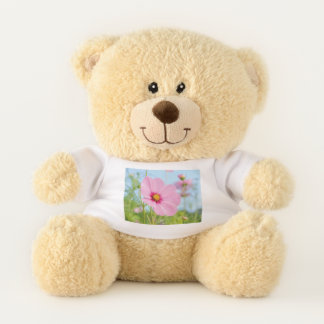 Pink Flowers Teddy Bear