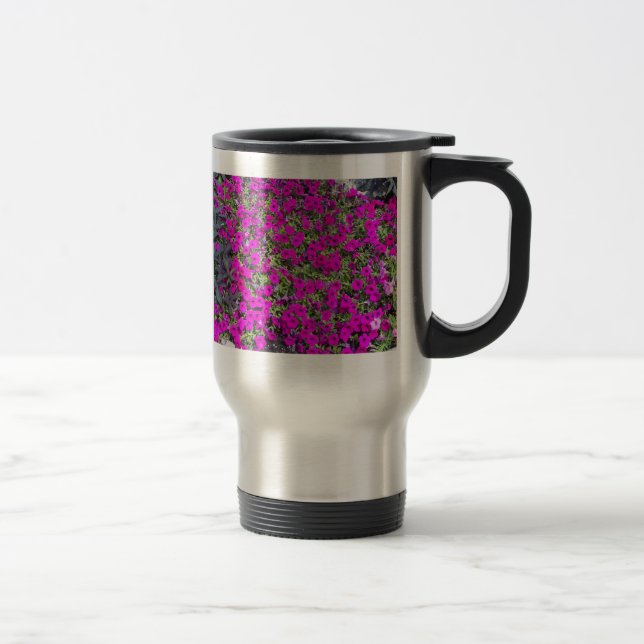Pink Flowers: Travel Mug (Right)