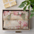 Pink flowers vintage floral music sheet ephemera | Zazzle