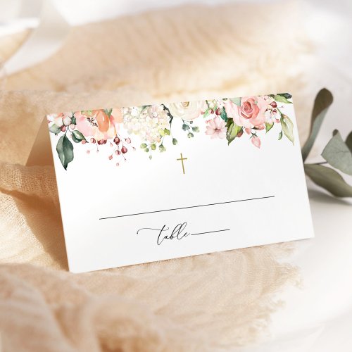 Pink Flowers, White Flowers, Boho, Floral Baptism