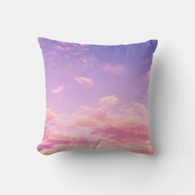 Pink Fluffy Cloud | Pillow (Front)