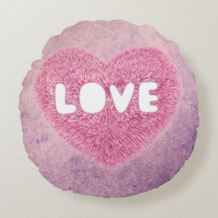 Pink Fluffy Pillows Decorative Throw Pillows Zazzle