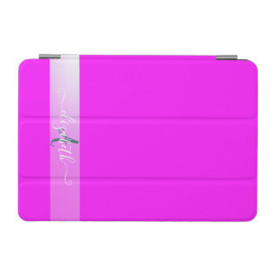 Pink Fluorescent Monogram    iPad Mini Cover