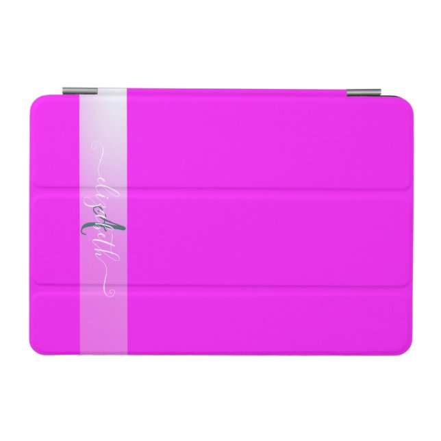 Pink Fluorescent Monogram    iPad Mini Cover (Horizontal)