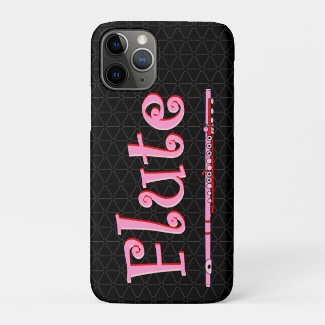 Pink Flute Case-Mate iPhone Case (Back)