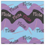 Pink Flute Pattern Fabric