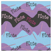 Pink Flute Pattern Fabric