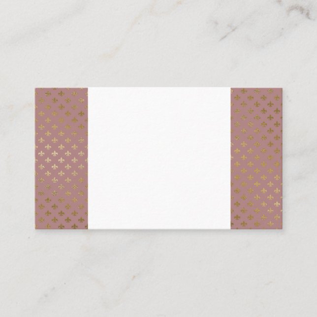 Pink Foil Business Cards (Front)