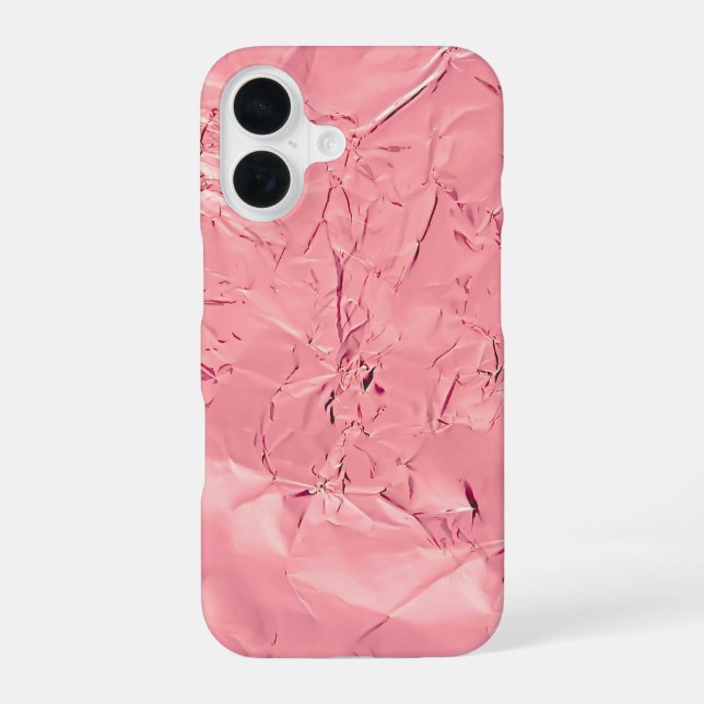 Pink Foil Iphone Case (Back)