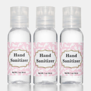 Pink Foot Prints Hand Sanitizer