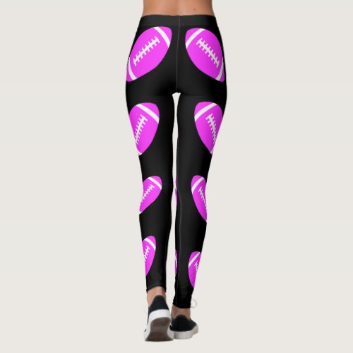 Pink Football Powderpuff or Pink Out Game Leggings