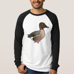 Pink-footed Goose Men's Canvas Long Sleeve Raglan T-Shirt