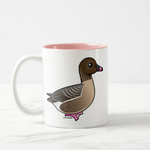 Pink-footed Goose Two-Tone Coffee Mug