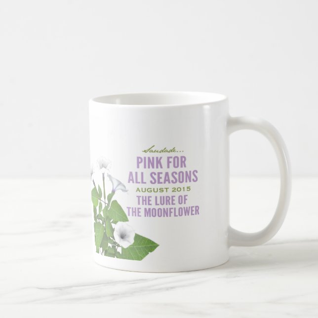 Pink for All Seasons August (Month 12) Mug (Right)