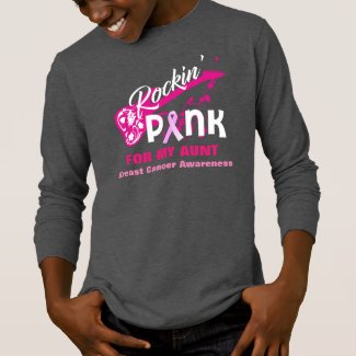 Pink for Aunt Breast Cancer Awareness Shirt