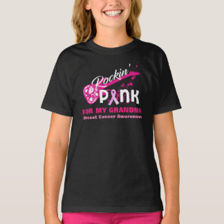 Pink for Grandma Breast Cancer Awareness Shirt
