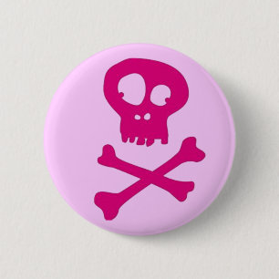 Pink for Halloween - Pinback Button