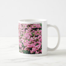 Pink foral mug