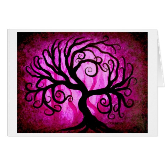 Pink forest cards (Front Horizontal)