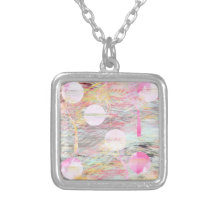 Pink forest dreams necklace