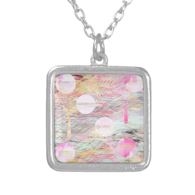 Pink forest dreams necklace (Front)