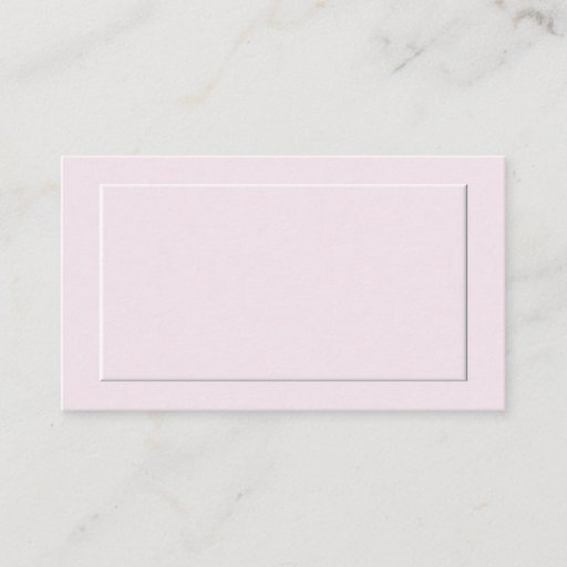 Customizable Pink Formal Place Cards Business Card Template
