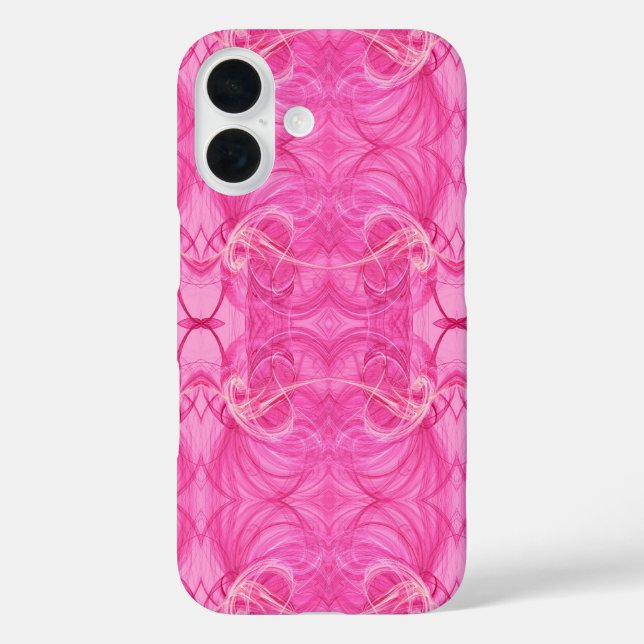 Pink Fractal phone Case (Back)