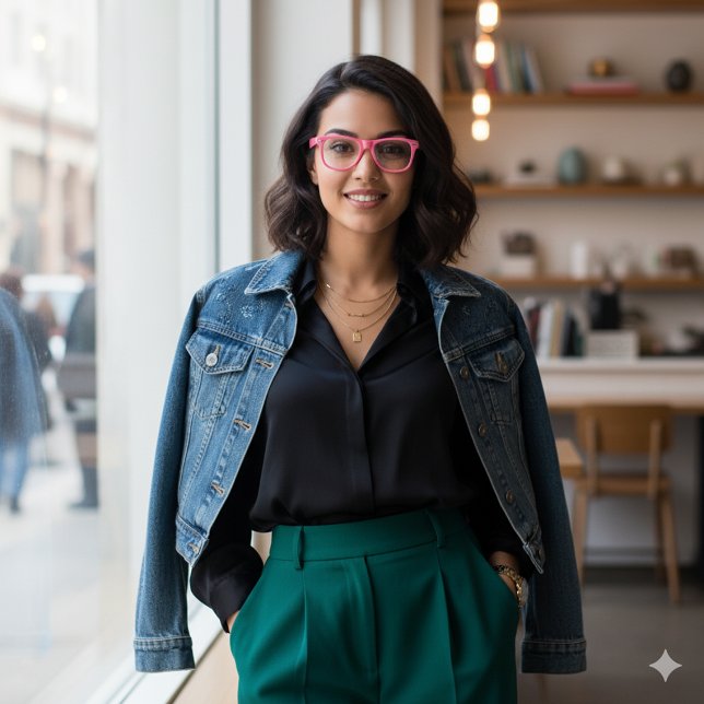 Pink Frame Clear Sunglasses Stylish Everyday Wear (Creator Uploaded)