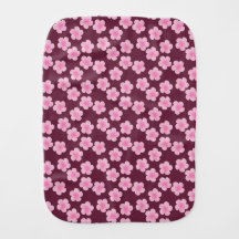 Pink Frangipani Flower Seamless Pattern