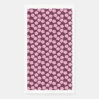 Pink Frangipani Flower Seamless Pattern Paper Guest Towels