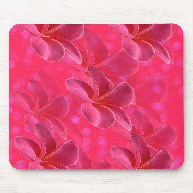 Pink Frangipani Passion, Mouse Pad (Front)