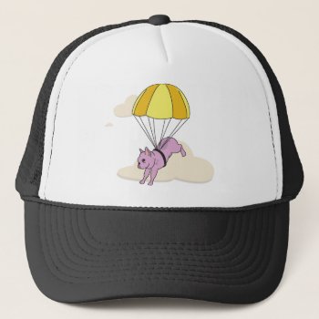 Pink French Bulldog Umbrella Fun Hat by paper_robot at Zazzle