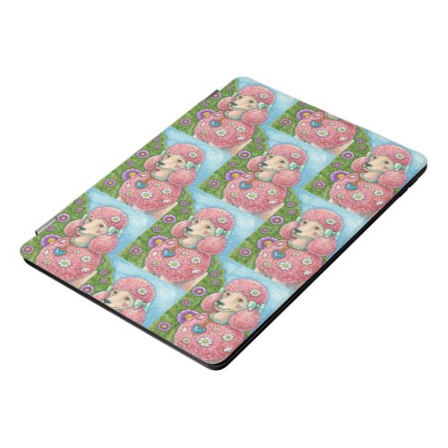 PINK FRENCH POODLE DOG IPAD PRO COVER More