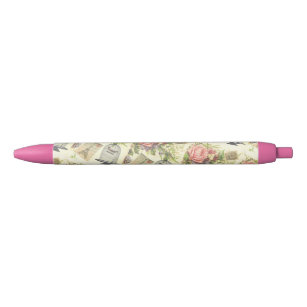 Pink French Theme Vintage Paris Pen