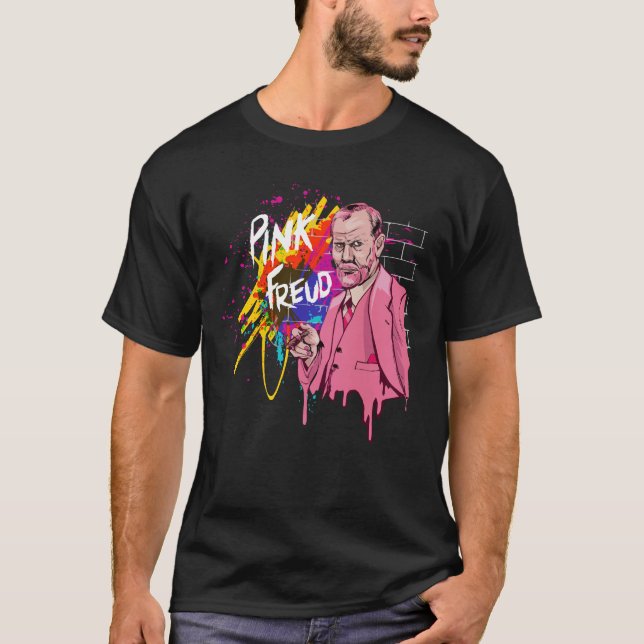 Pink Freud Dark Side Of Your Mom Joke Funny  T-Shirt (Front)