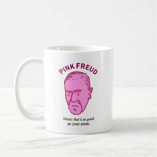 Pink Freud Funny Music Psychology Pun Mug