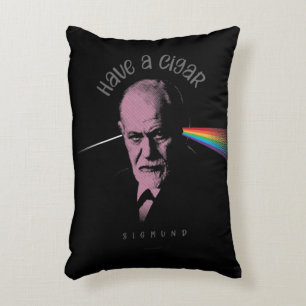 Pink Freud (Have A Cigar) Accent Pillow