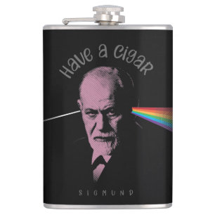 Pink Freud (Have A Cigar) Flask