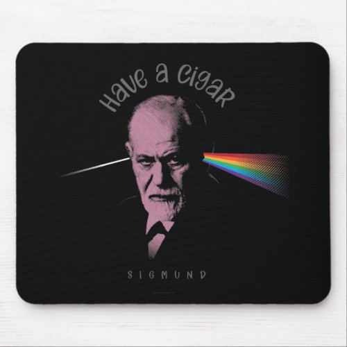 Pink Freud Have A Cigar Mouse Pad