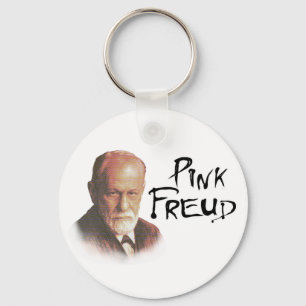 Pink Freud Keychain