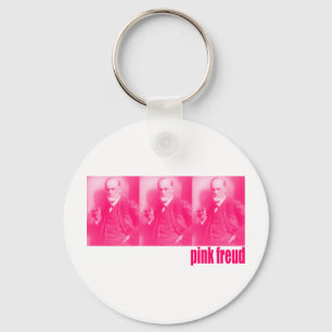Pink Freud Keychain