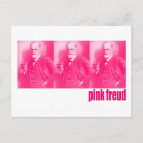 Pink Freud Postcard